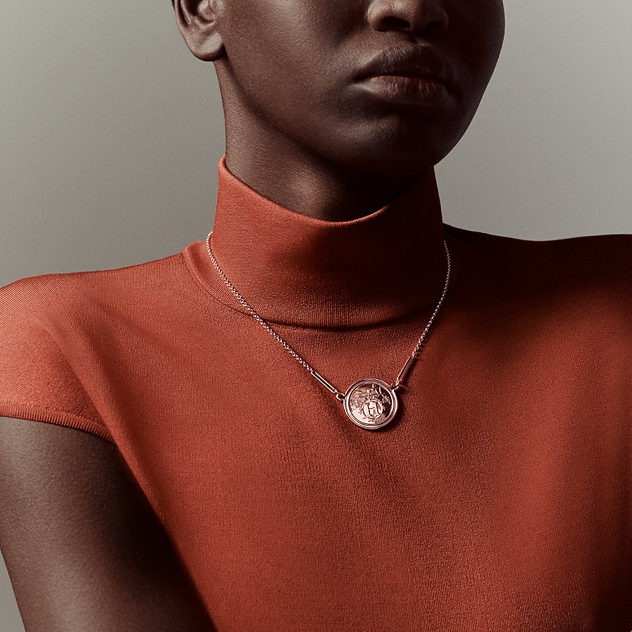 Replicate Hermès Ex-Libris pendant, very large model(1:1 replica)