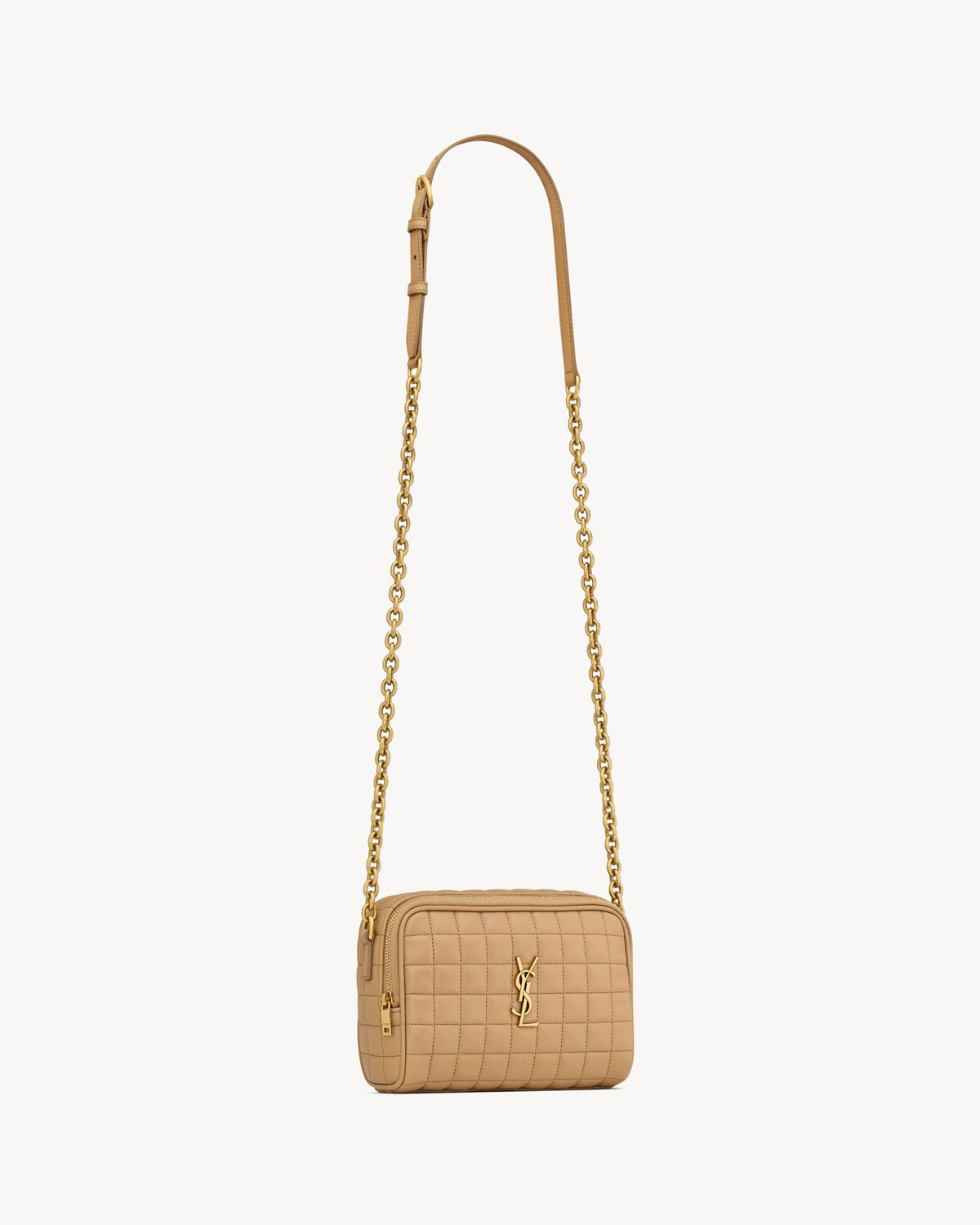 Replicate YSL Cassandre Matelassé Carré Camera Bag in Lambskin(1:1 replica)