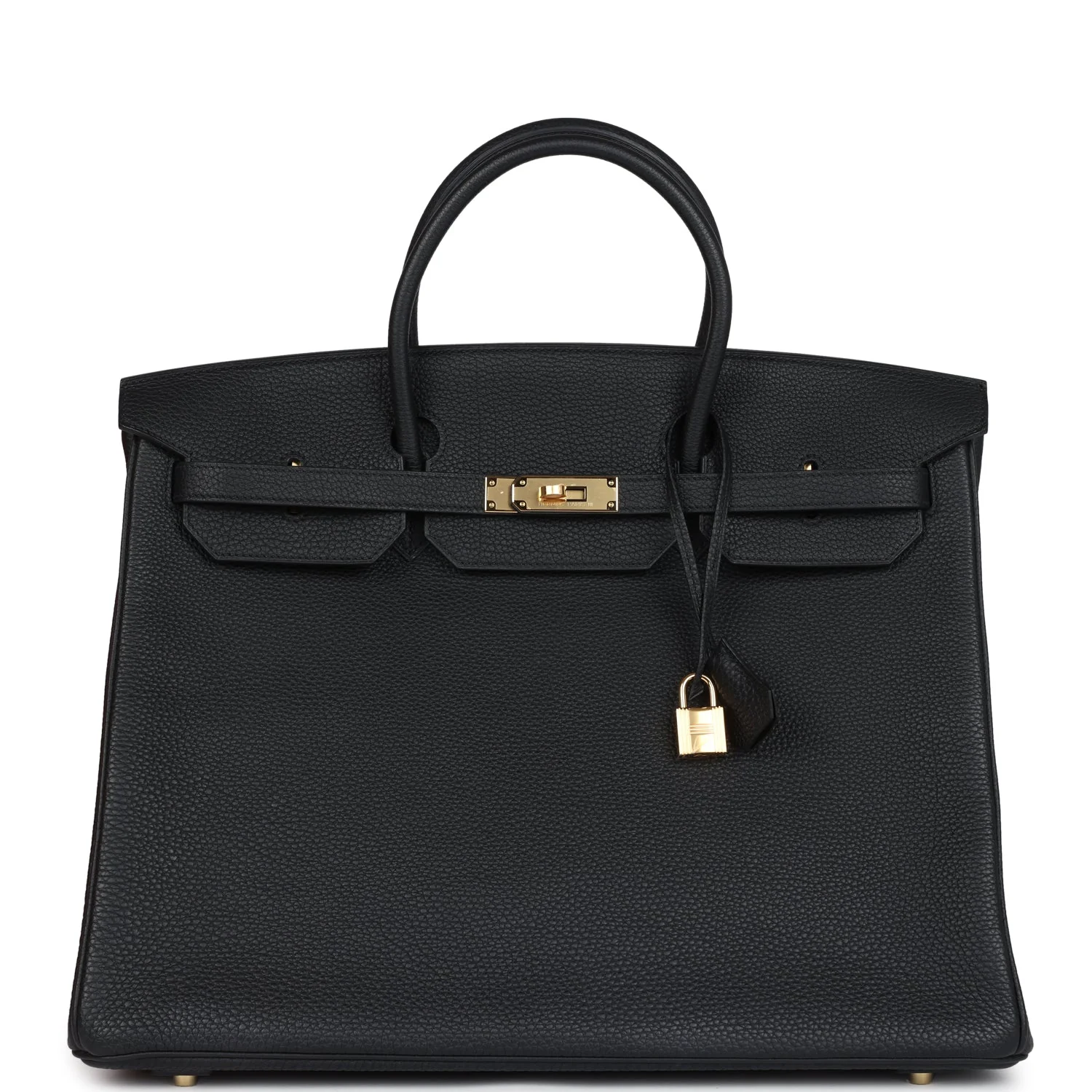 Replicate Hermes Birkin 40 Black Togo Gold Hardware(1:1 replica)