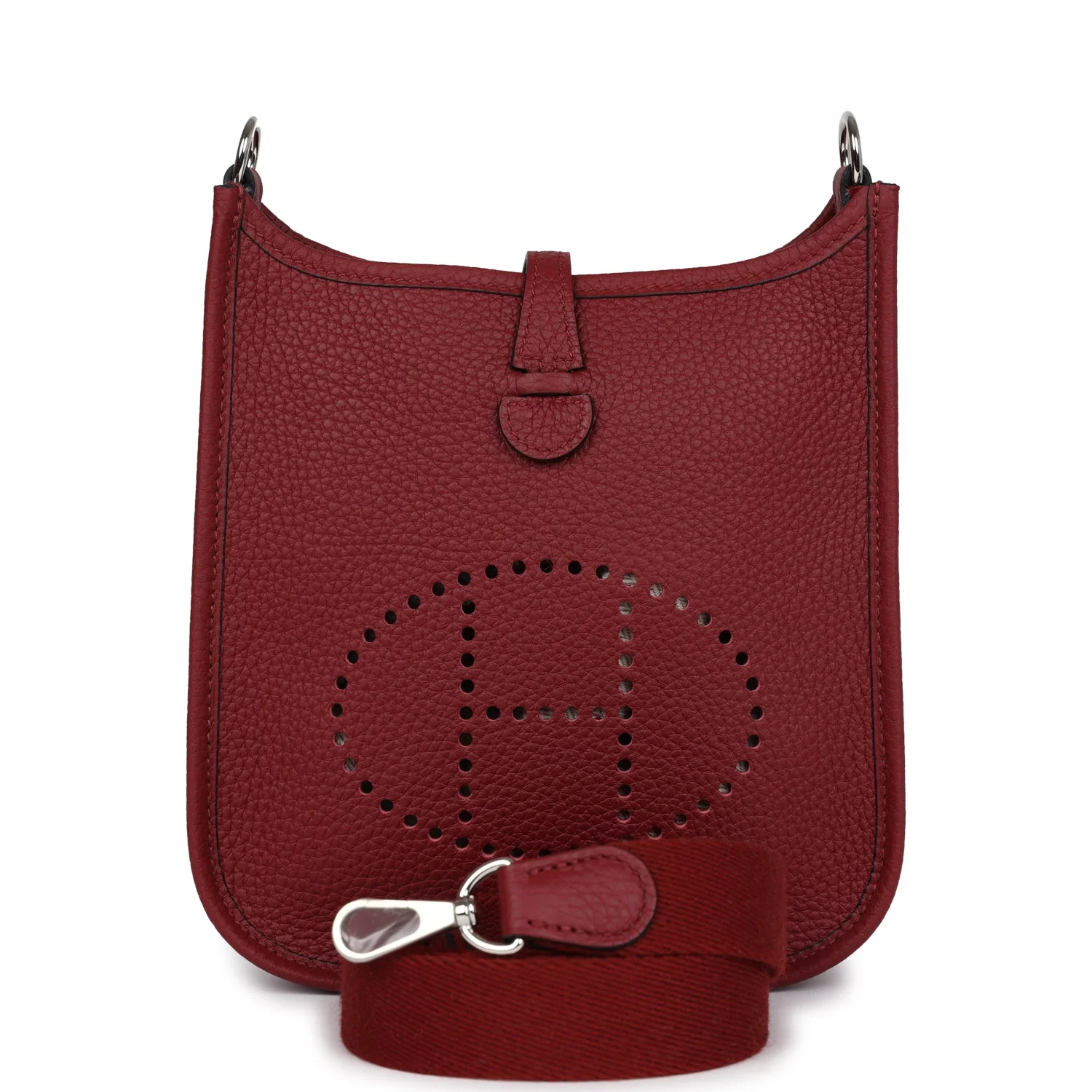 Replicate Hermes Evelyne TPM Rouge H Clemence Palladium Hardware(1:1 replica)