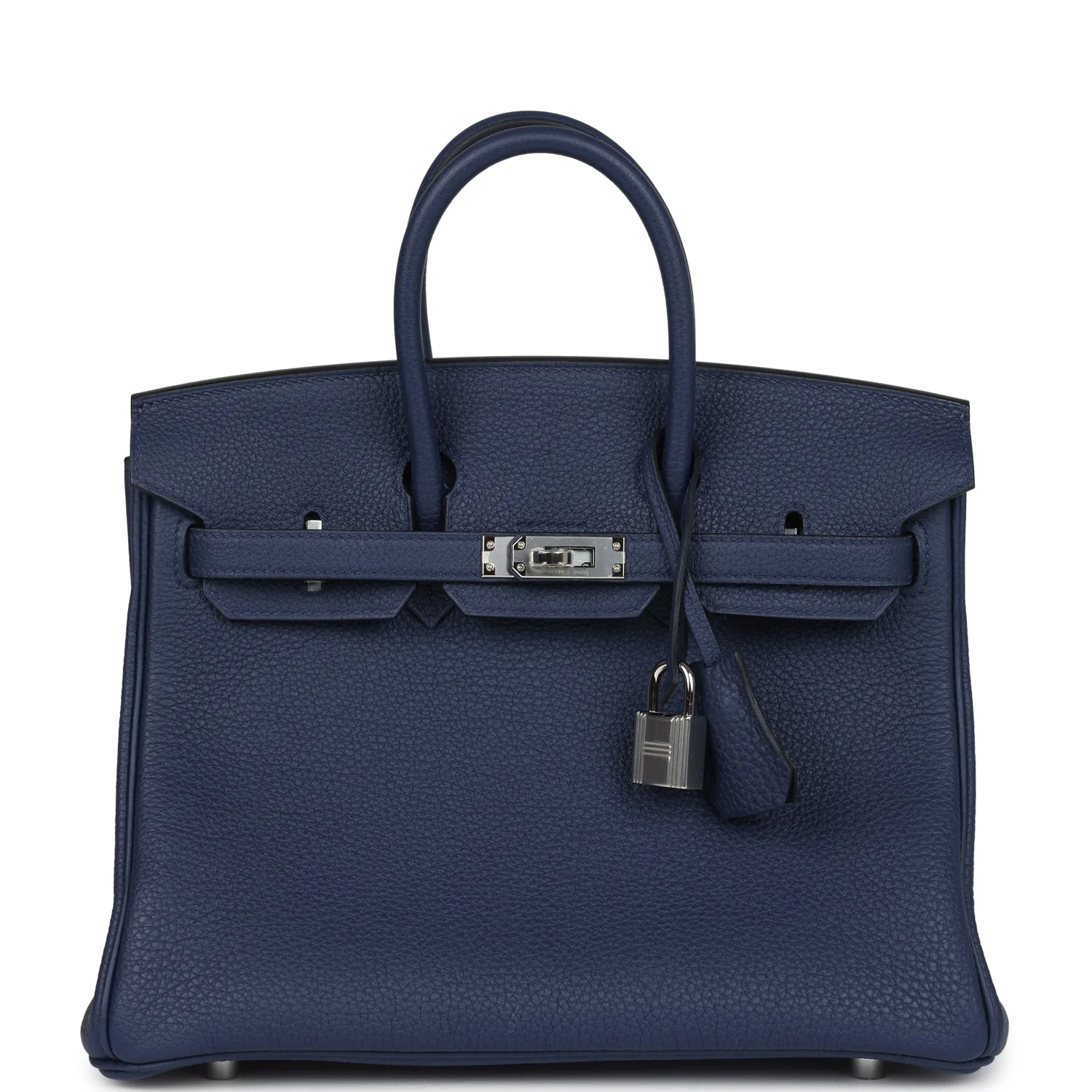 Replicate Hermes Birkin 25 Bleu Saphir Togo Palladium Hardware(1:1 replica)