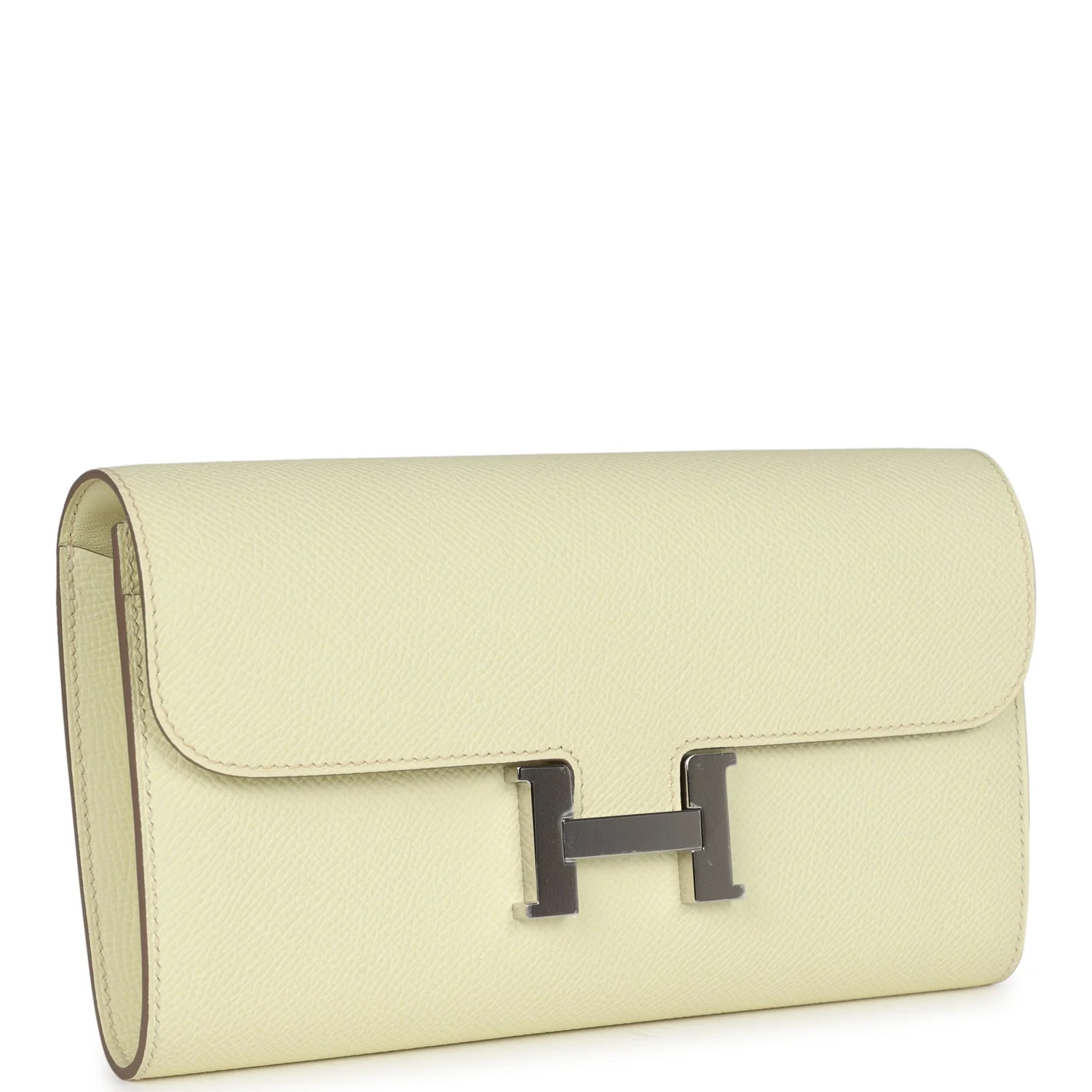 Replicate Hermes Constance Wallet To Go Jaune Milton Epsom Palladium Hardware(1:1 replica)