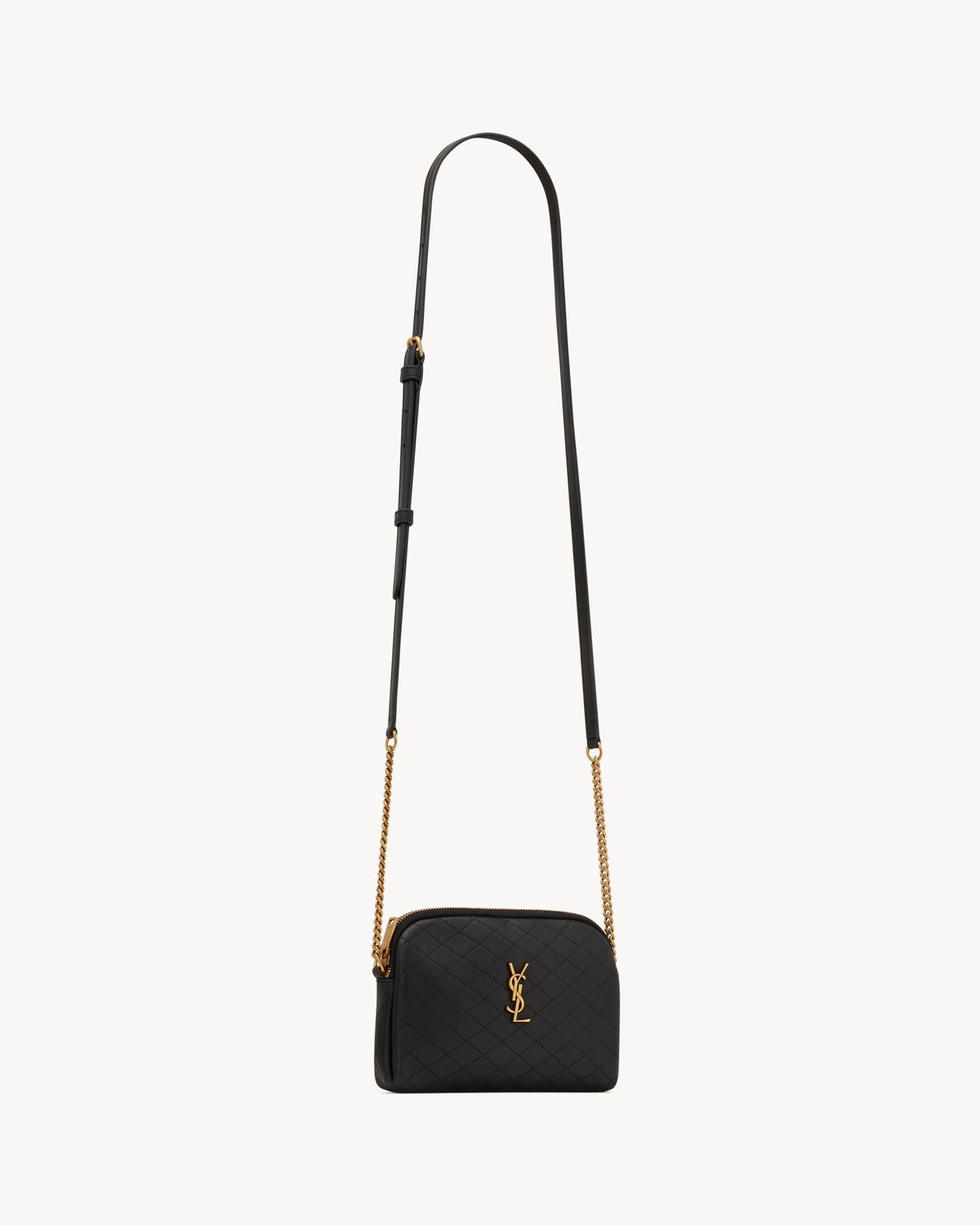 Replicate YSL Gaby Zipped Pouch in Quilted Lambskin(1:1 replica)