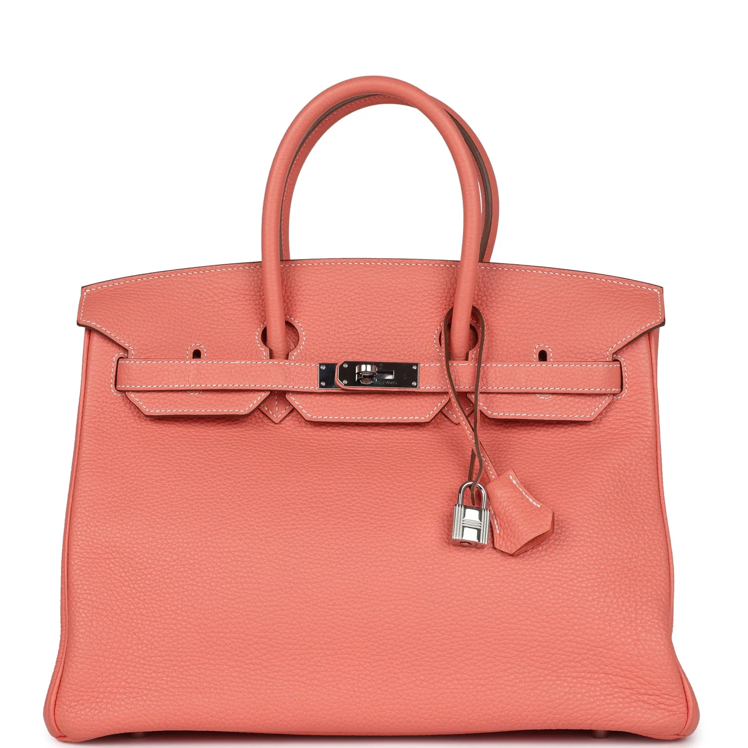 Replicate Hermes Birkin 35 Crevette Clemence Palladium Hardware(1:1 replica)