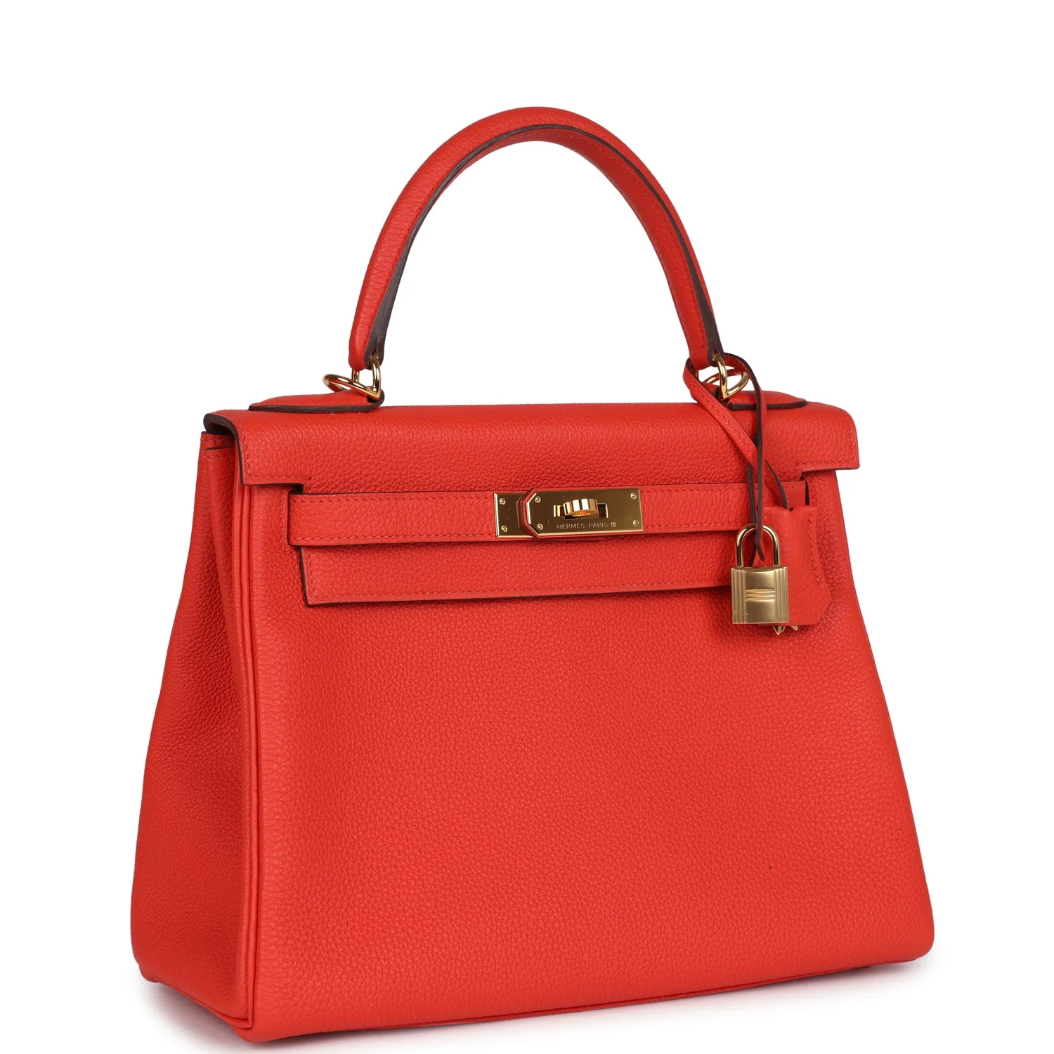 Replicate Hermes Kelly Retourne 28 Capucine Togo Gold Hardware(1:1 replica)