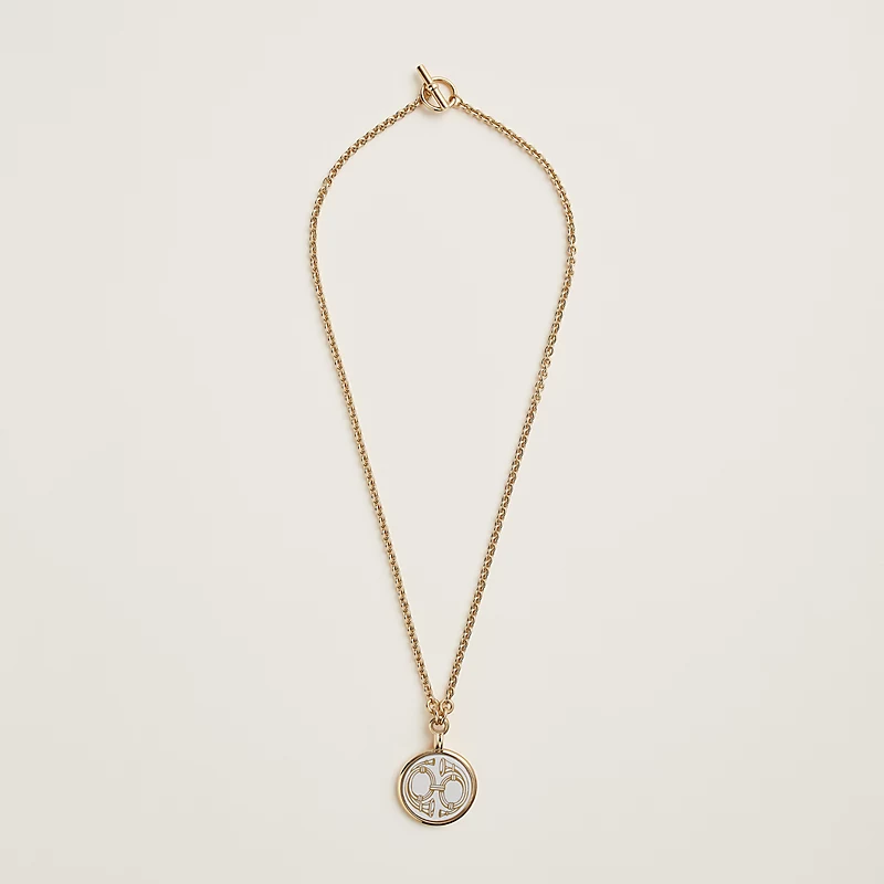 Replicate Medaille Bijou Deux Cors necklace, small model(1:1 replica)