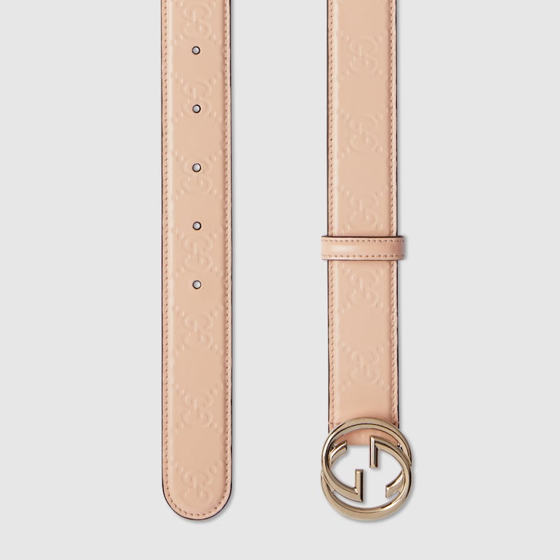 Replicate GG belt with Interlocking G buckle(1:1 replica)