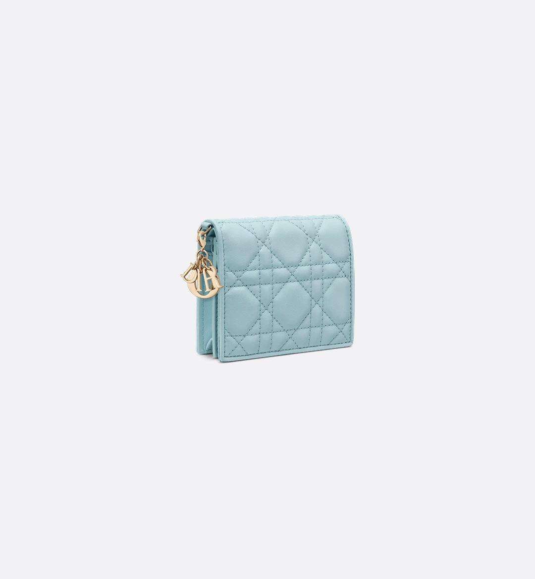 Replicate Mini Lady Dior Gardenia Wallet(1:1 replica)
