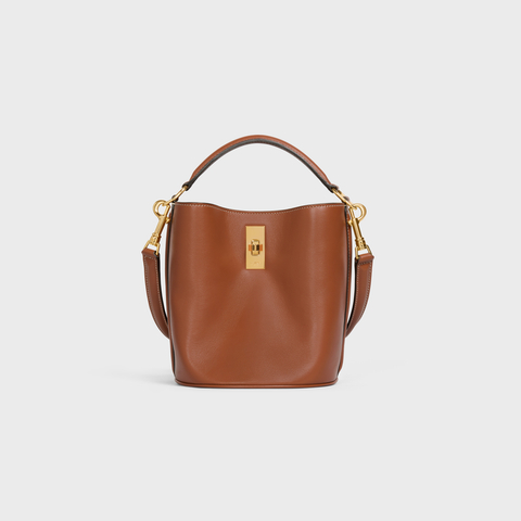 Replicate TEEN BUCKET 16 IN SMOOTH CALFSKIN TAN(1:1 replica)