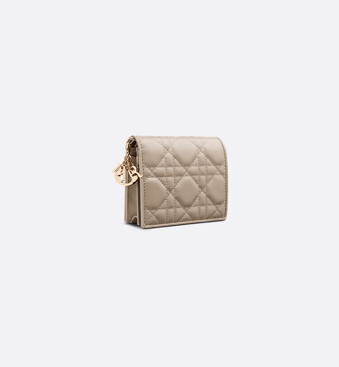 Replicate Mini Lady Dior Gardenia Wallet(1:1 replica)