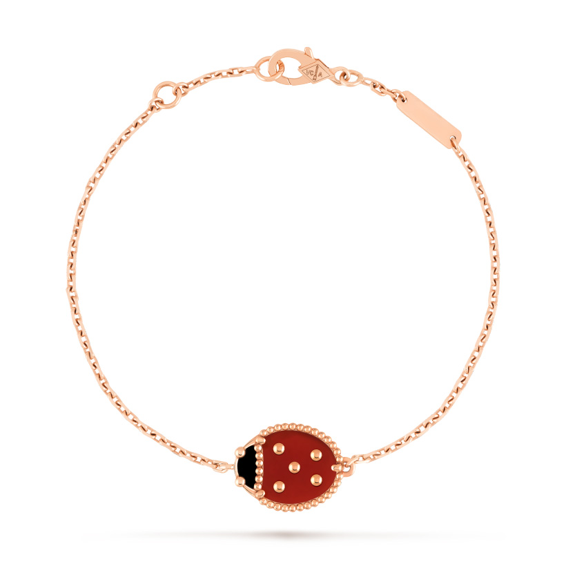 Replicate Lucky Spring bracelet, closed wings ladybug(1:1 replica)