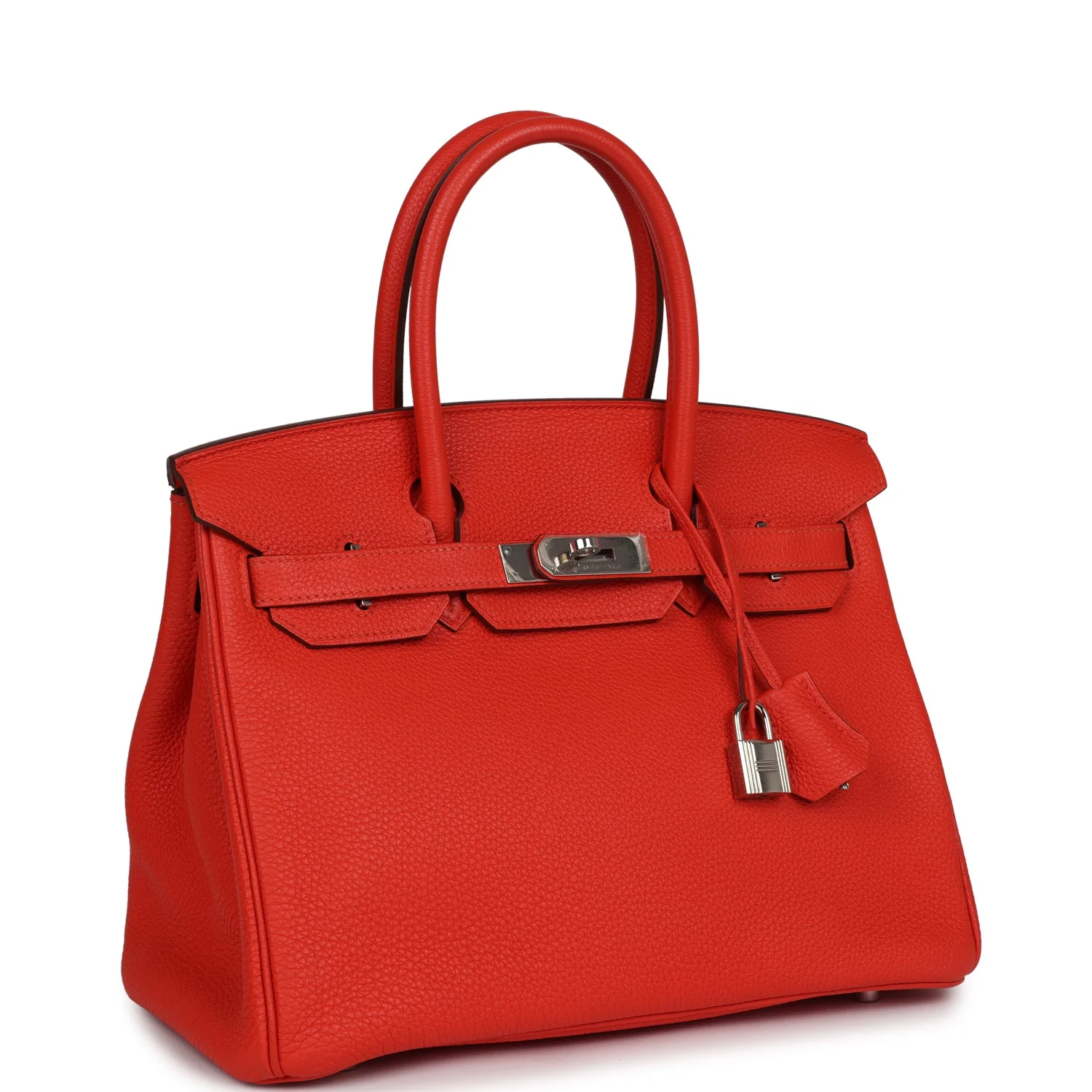 Replicate Hermes Birkin 30 Capucine Togo Palladium Hardware(1:1 replica)