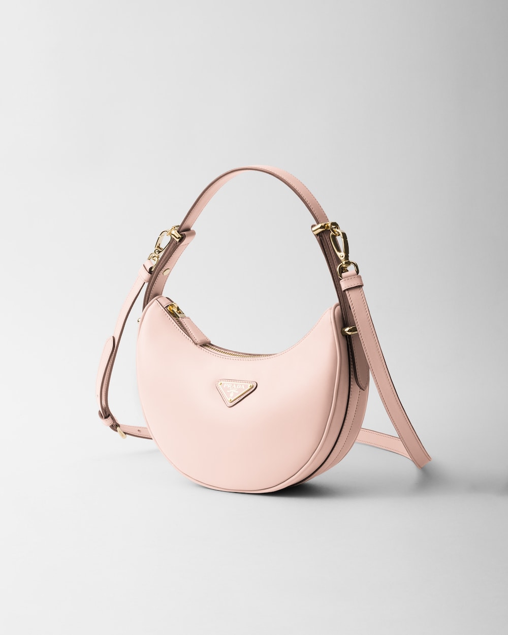 Replicate Prada Arqué Small Leather Shoulder Bag(1:1 replica)