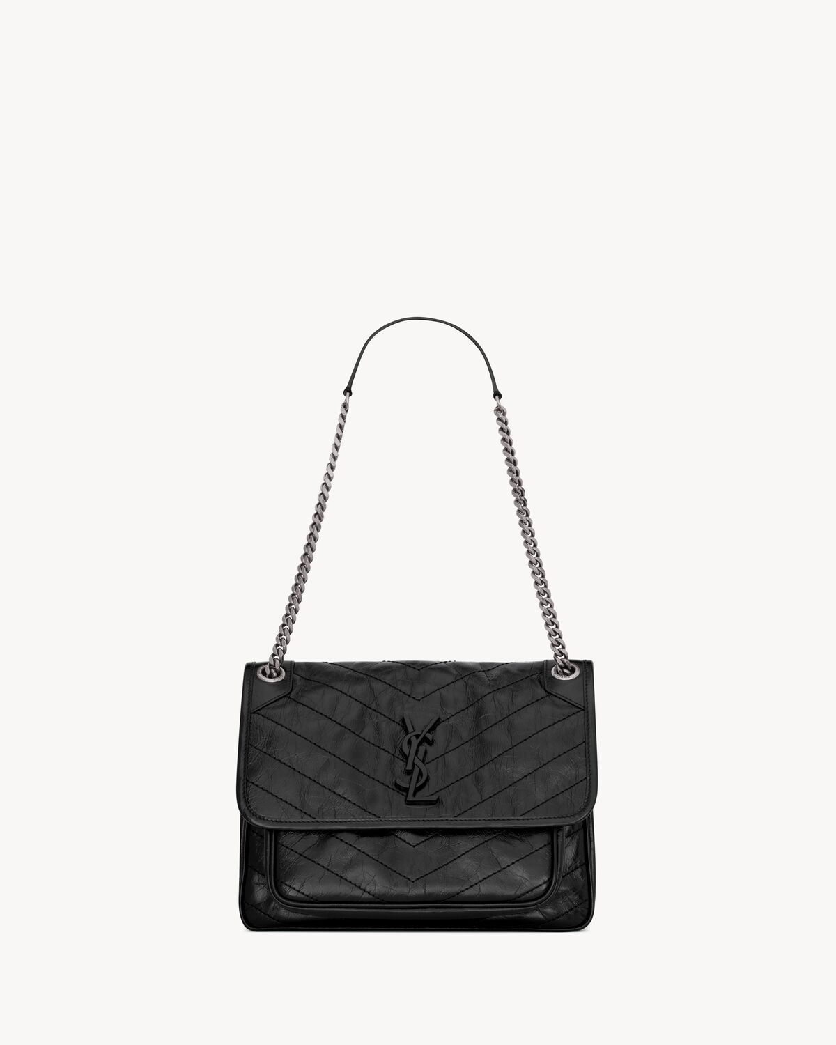 Replicate YSL Niki Medium in Vintage Leather(1:1 replica)