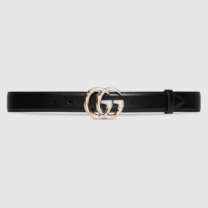 Replicate GG Marmont thin belt with beading(1:1 replica)