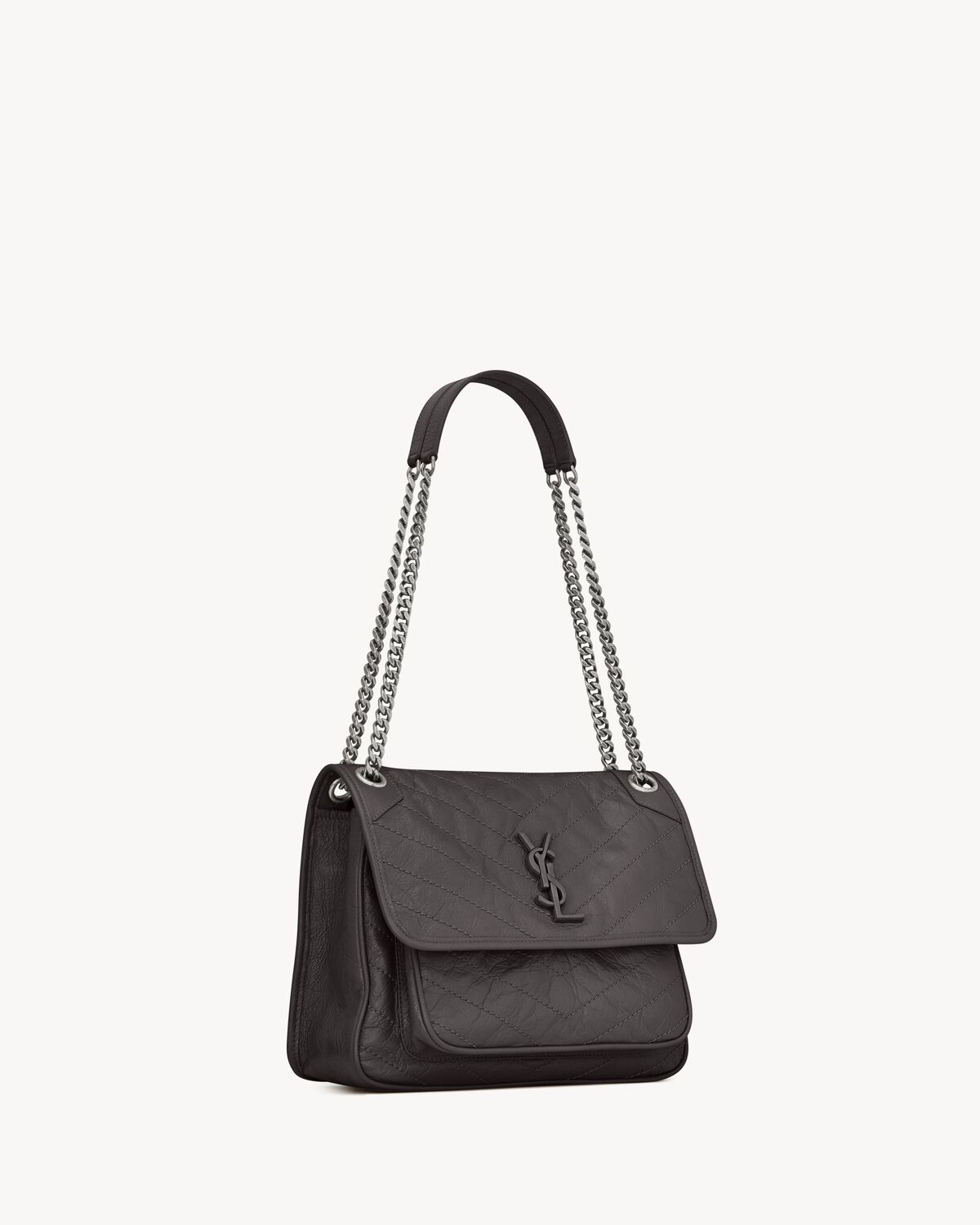 Replicate YSL Niki Medium in Vintage Leather(1:1 replica)