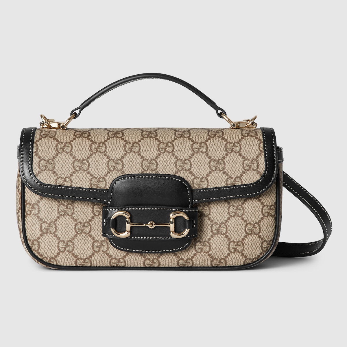 Replicate Gucci Horsebit 1955 Soft Small Top Handle Bag(1:1 replica)