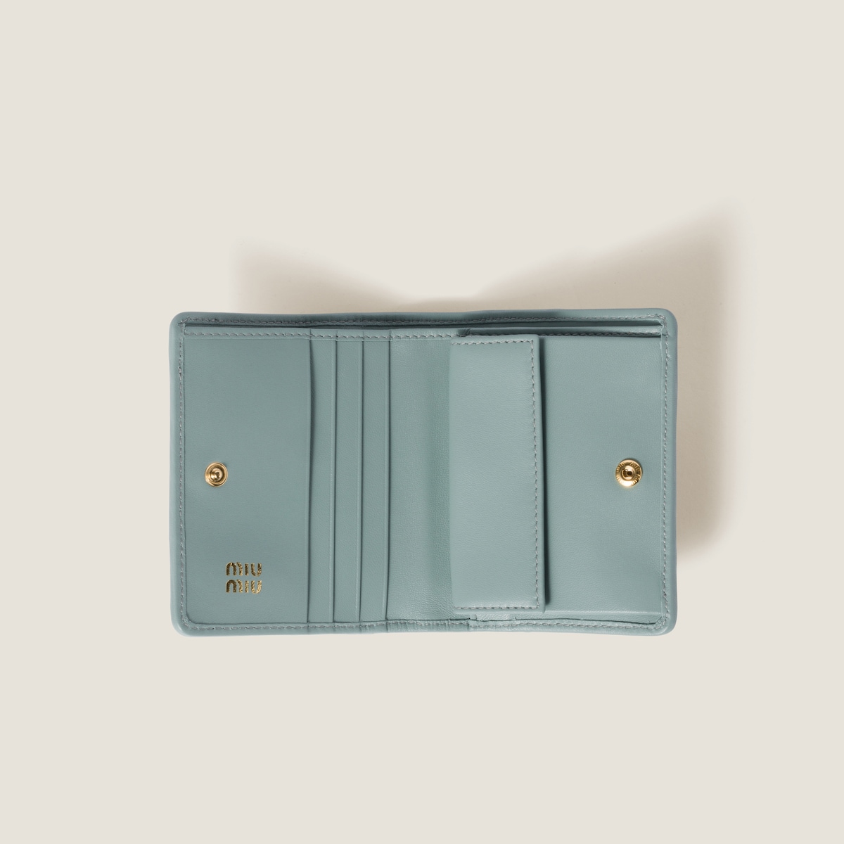 Replicate Small matelassé nappa leather wallet(1:1 replica)