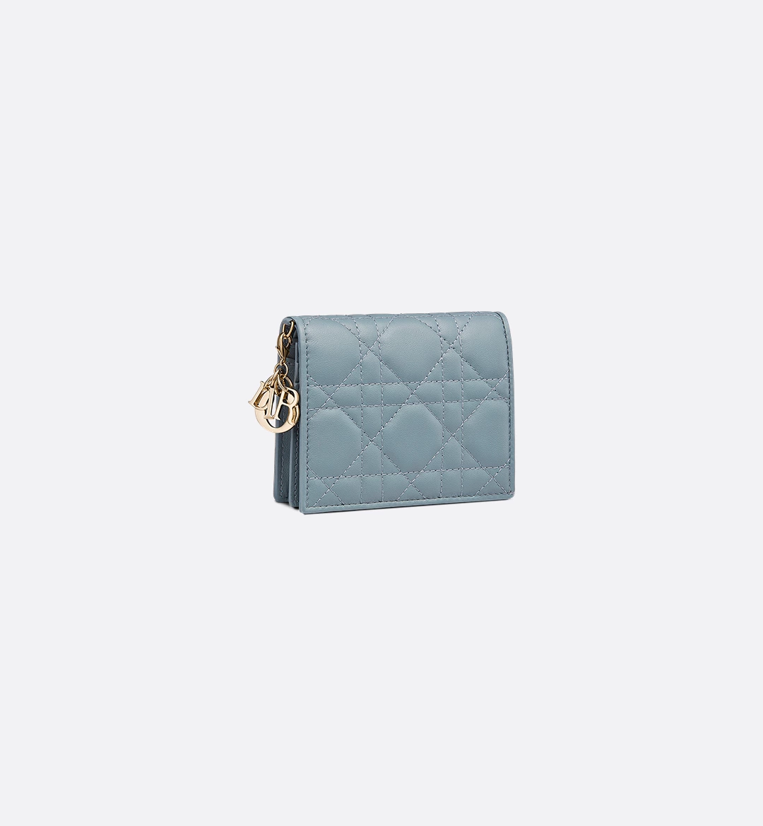 Replicate Mini Lady Dior Gardenia Wallet(1:1 replica)