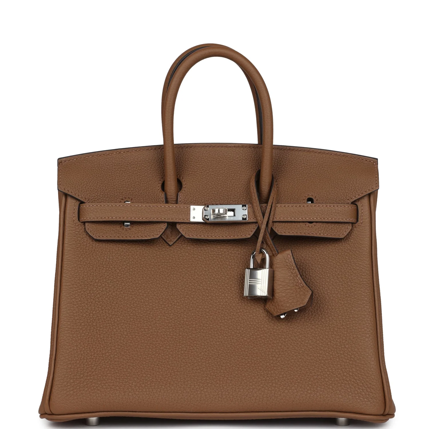 Replicate Hermes Birkin 25 Alezan Togo Palladium Hardware(1:1 replica)