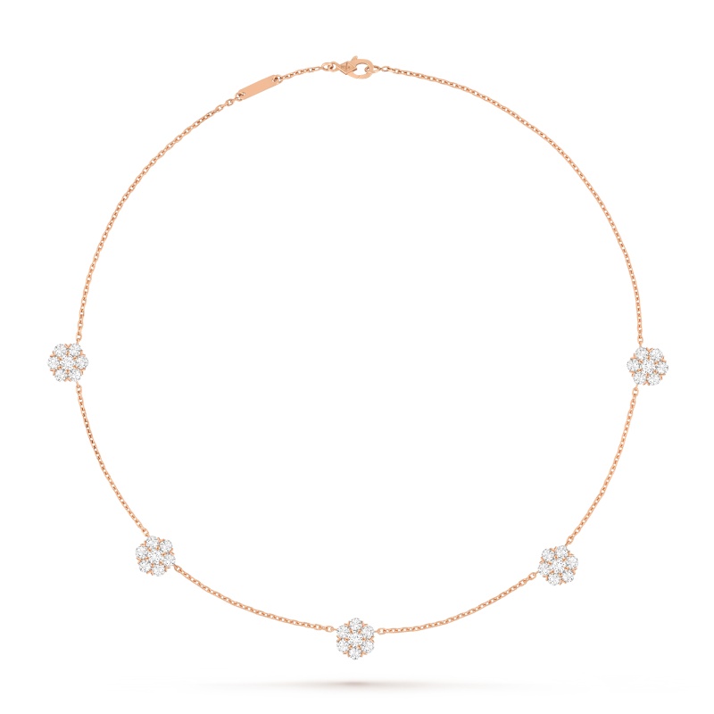 Replicate Fleurette necklace, 5 flowers(1:1 replica)