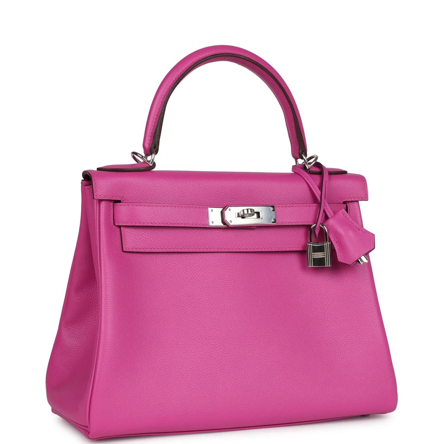 Replicate Hermes Kelly Retourne 28 Magnolia Evercolor Palladium Hardware(1:1 replica)