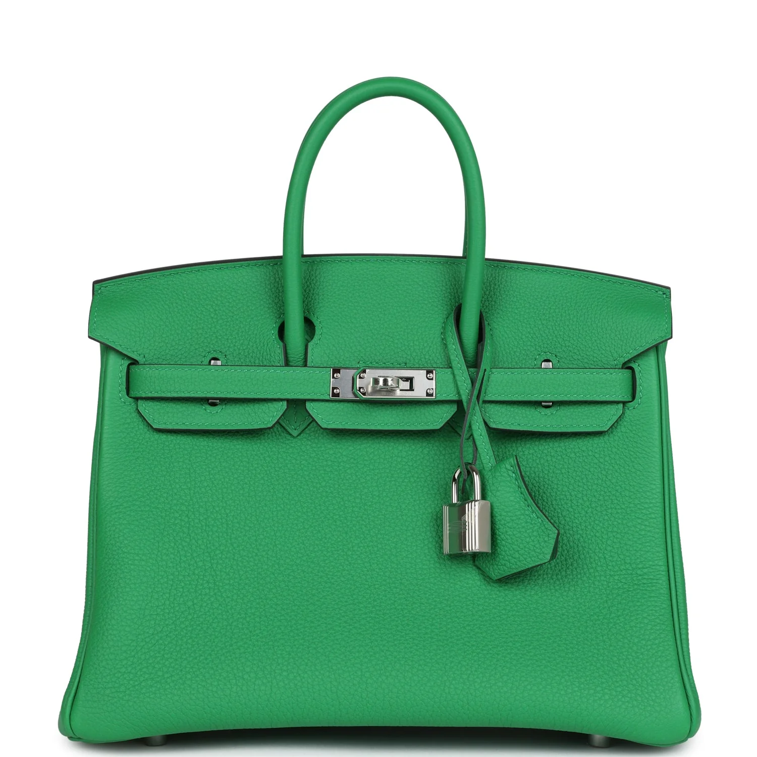 Replicate Hermes Birkin 25 Bambou Togo Palladium Hardware(1:1 replica)