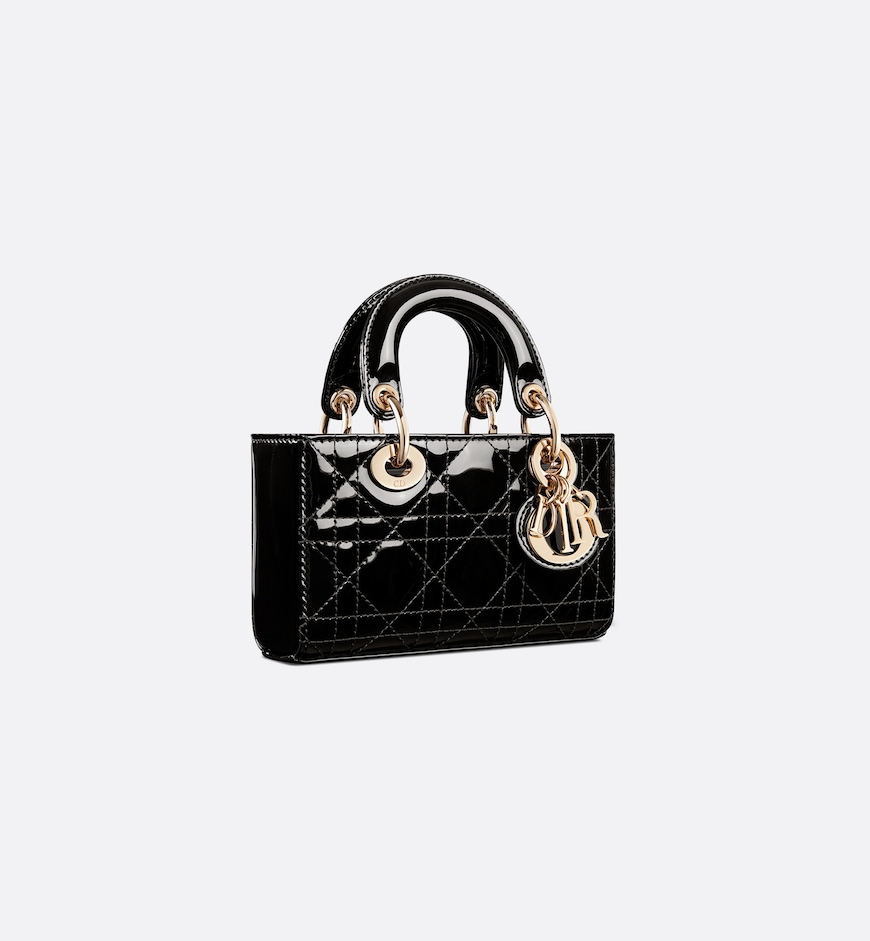 Replicate Dior Lady D-Joy Micro Bag– Patent Leather(1:1 replica)