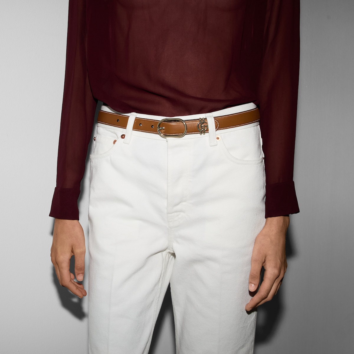 Replicate Belt with oval buckle(1:1 replica)