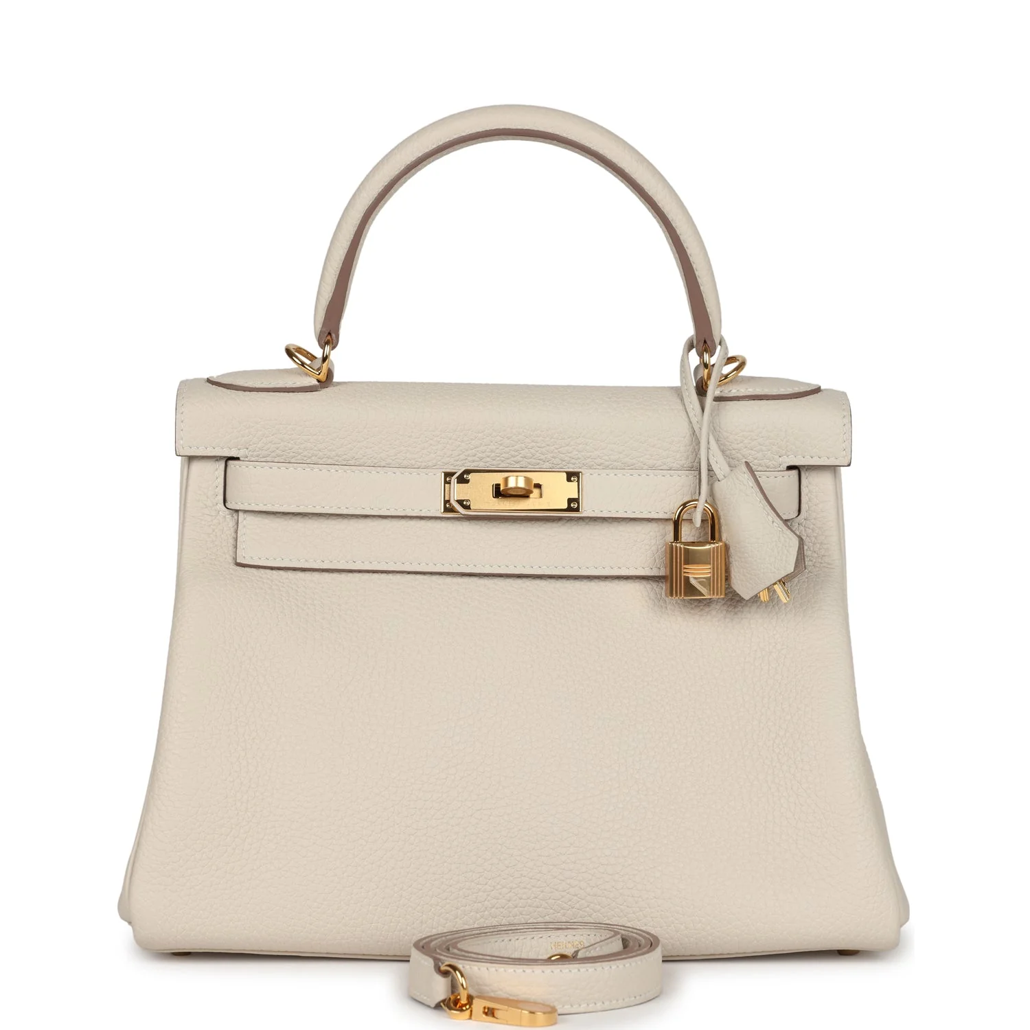 Replicate Hermes Kelly Retourne 28 Craie Togo Gold Hardware(1:1 replica)