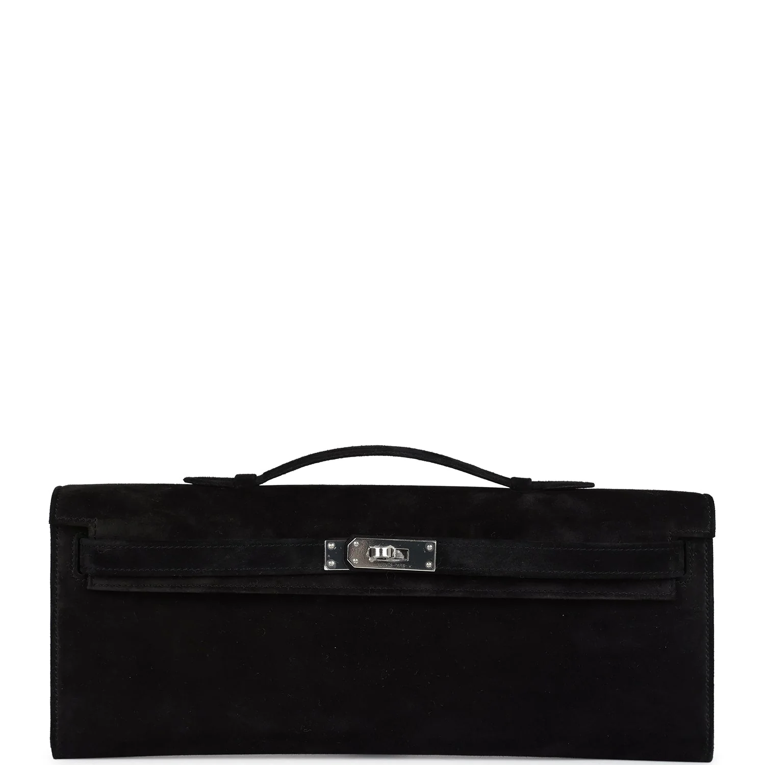 Replicate Hermes Kelly Cut Black Doblis Palladium Hardware(1:1 replica)