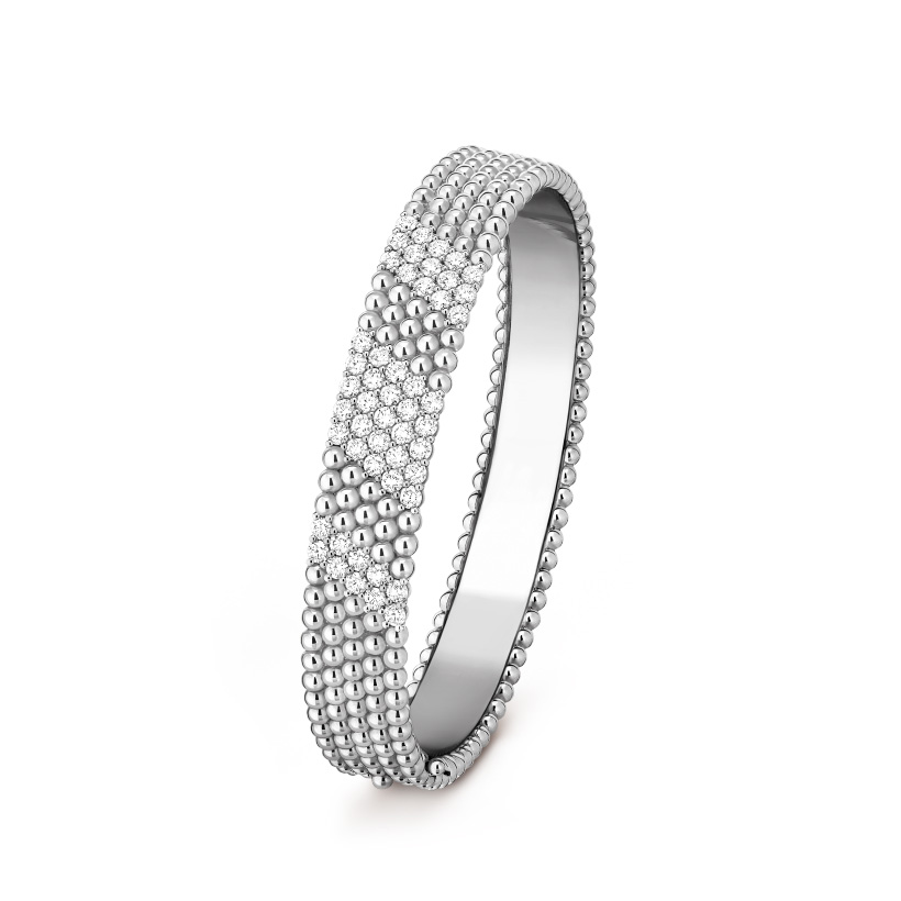 Replicate Perlée diamonds bracelet, 5 rows, medium model(1:1 replica)