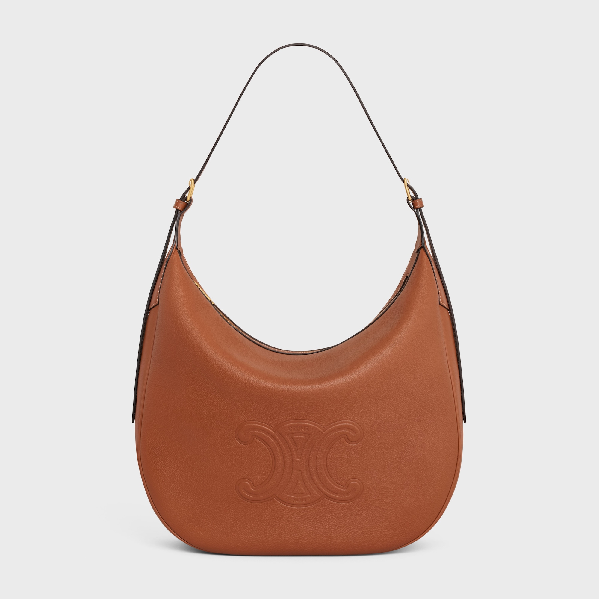 Replicate LARGE HELOÏSE CUIR TRIOMPHE BAG IN SUPPLE GRAINED CALFSKIN(1:1 replica)
