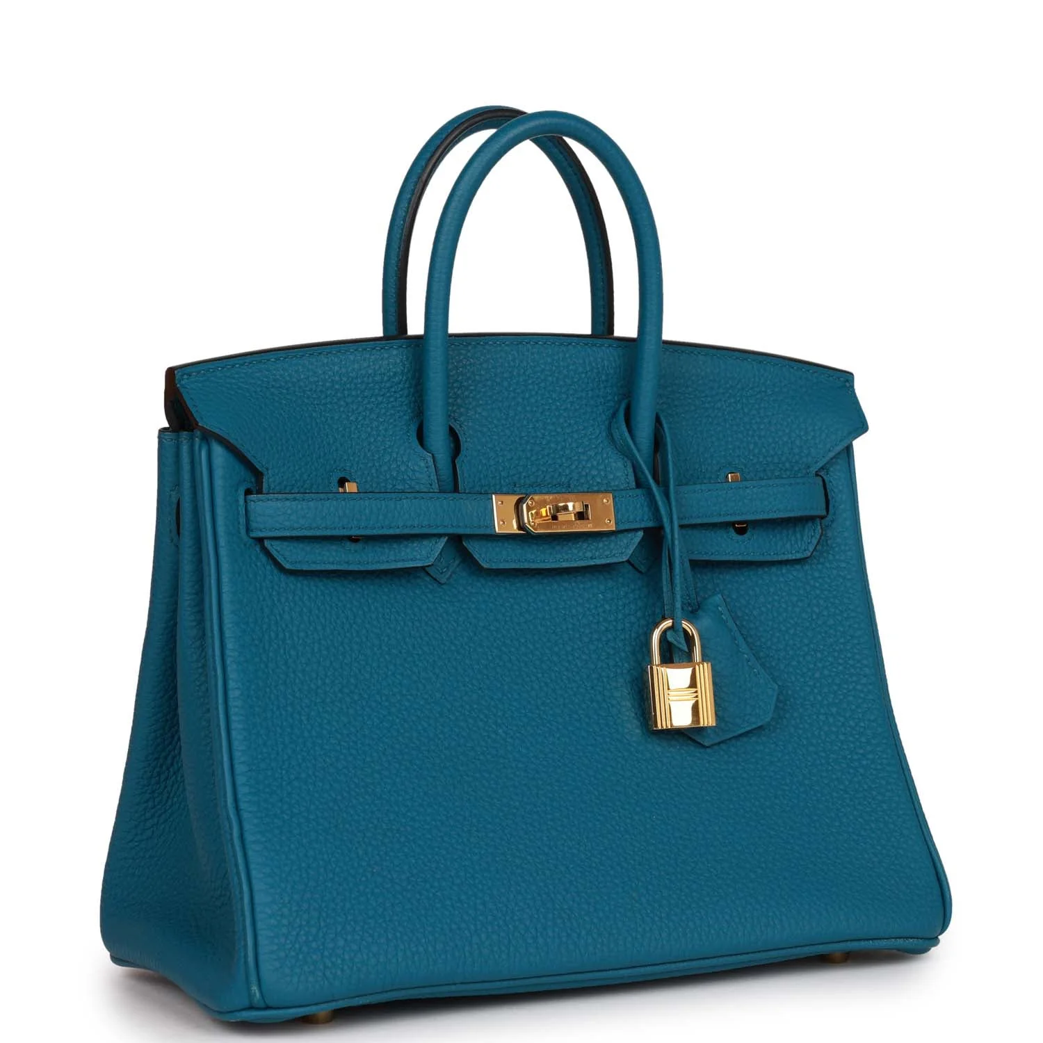 Replicate Hermes Birkin 25 Cobalt Togo Gold Hardware(1:1 replica)