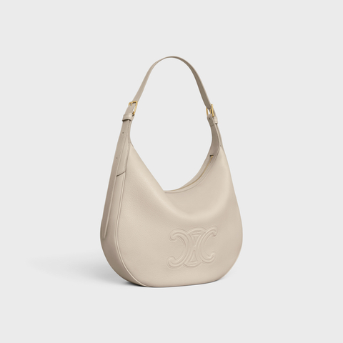 Replicate MEDIUM HELOÏSE BAG CUIR TRIOMPHE IN SUPPLE CALFSKIN LIGHT STONE(1:1 replica)