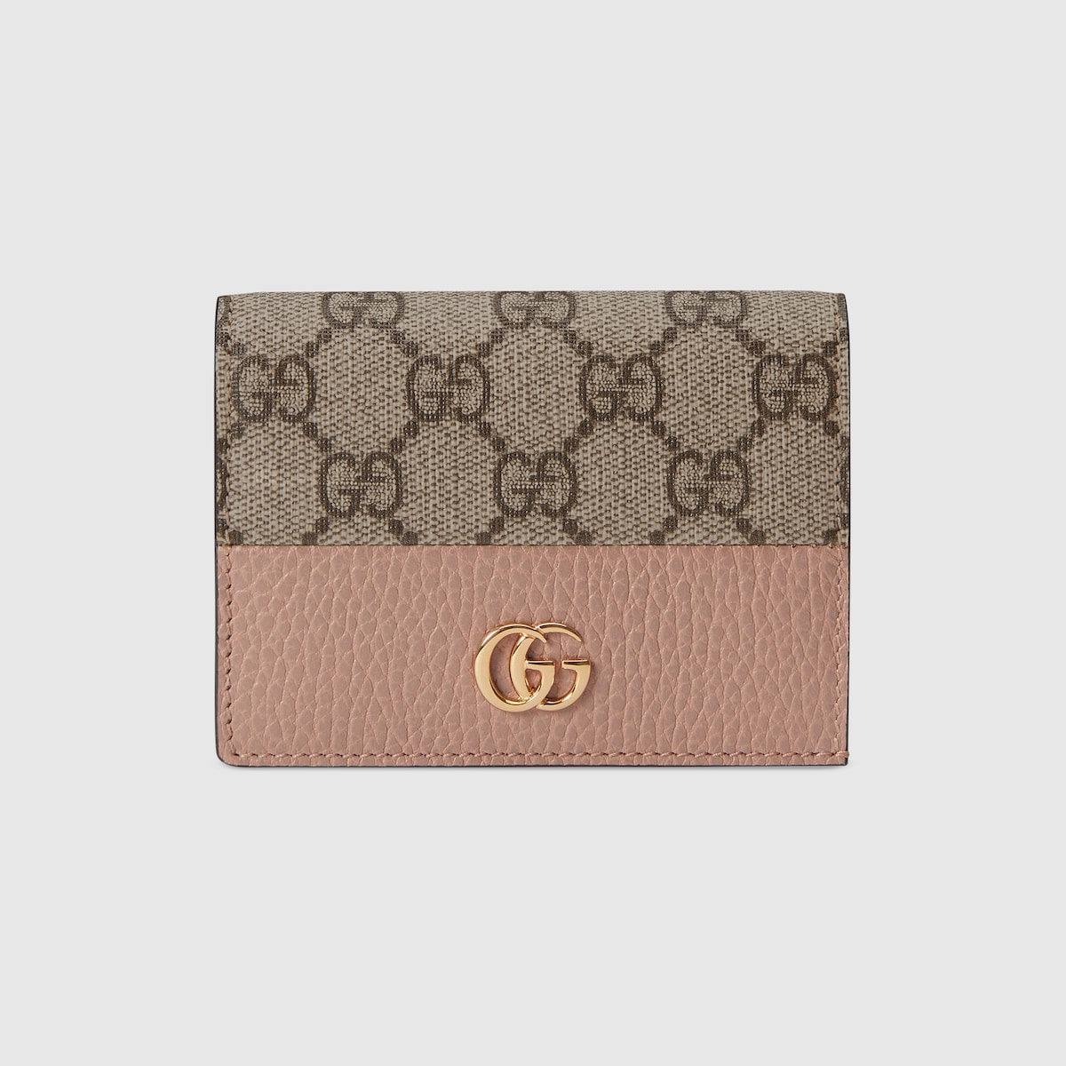 Replicate GG Marmont Bi-Color Card Case Wallet(1:1 replica)