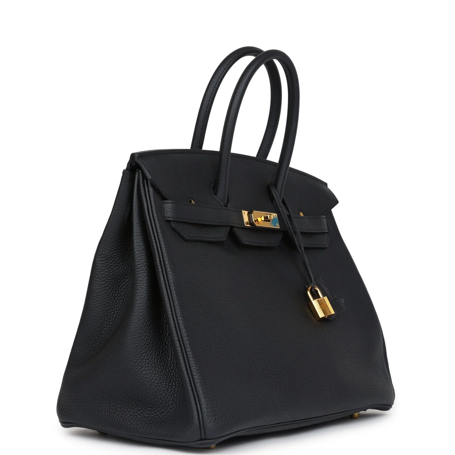 Replicate Hermes Birkin 35 Black Togo Gold Hardware(1:1 replica)