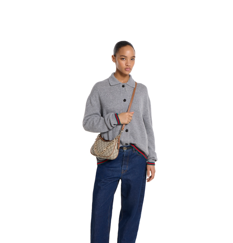 Replicate GG Emblem small shoulder bag Style ‎847447 FAD6L 9758   (1:1 replica)