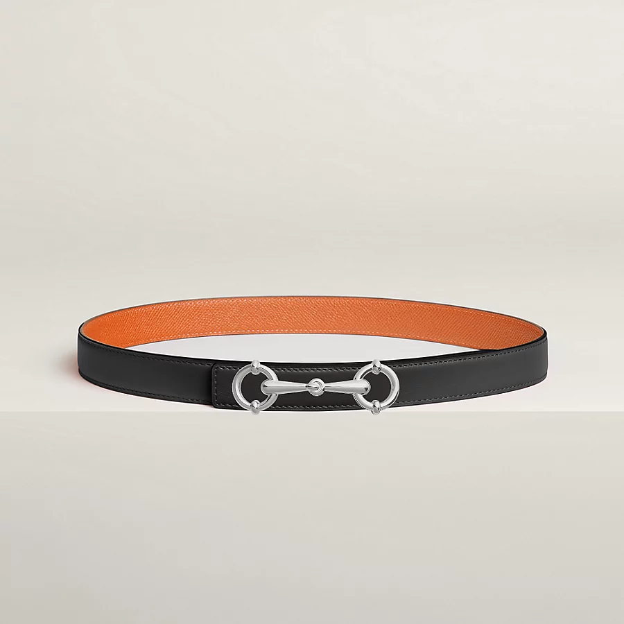 Replicate Lady Rider belt buckle   Reversible leather strap 24 mm(1:1 replica)