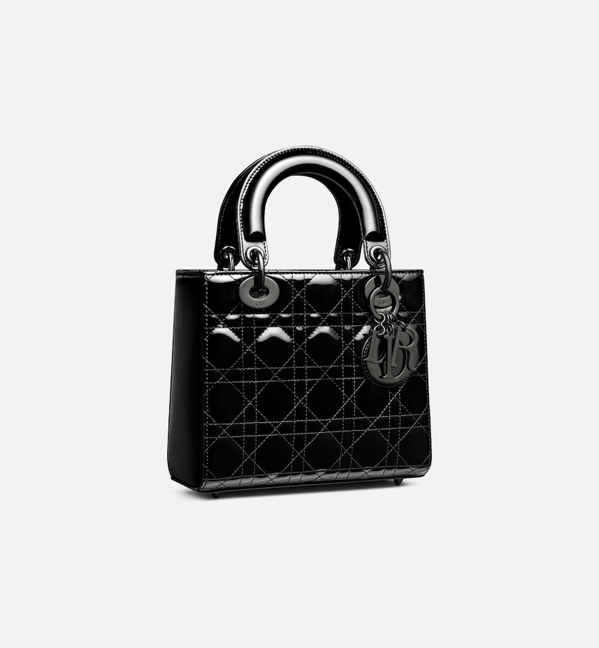 Replicate Dior Small Lady Dior Bag HandBags- patent leather(1:1 replica)