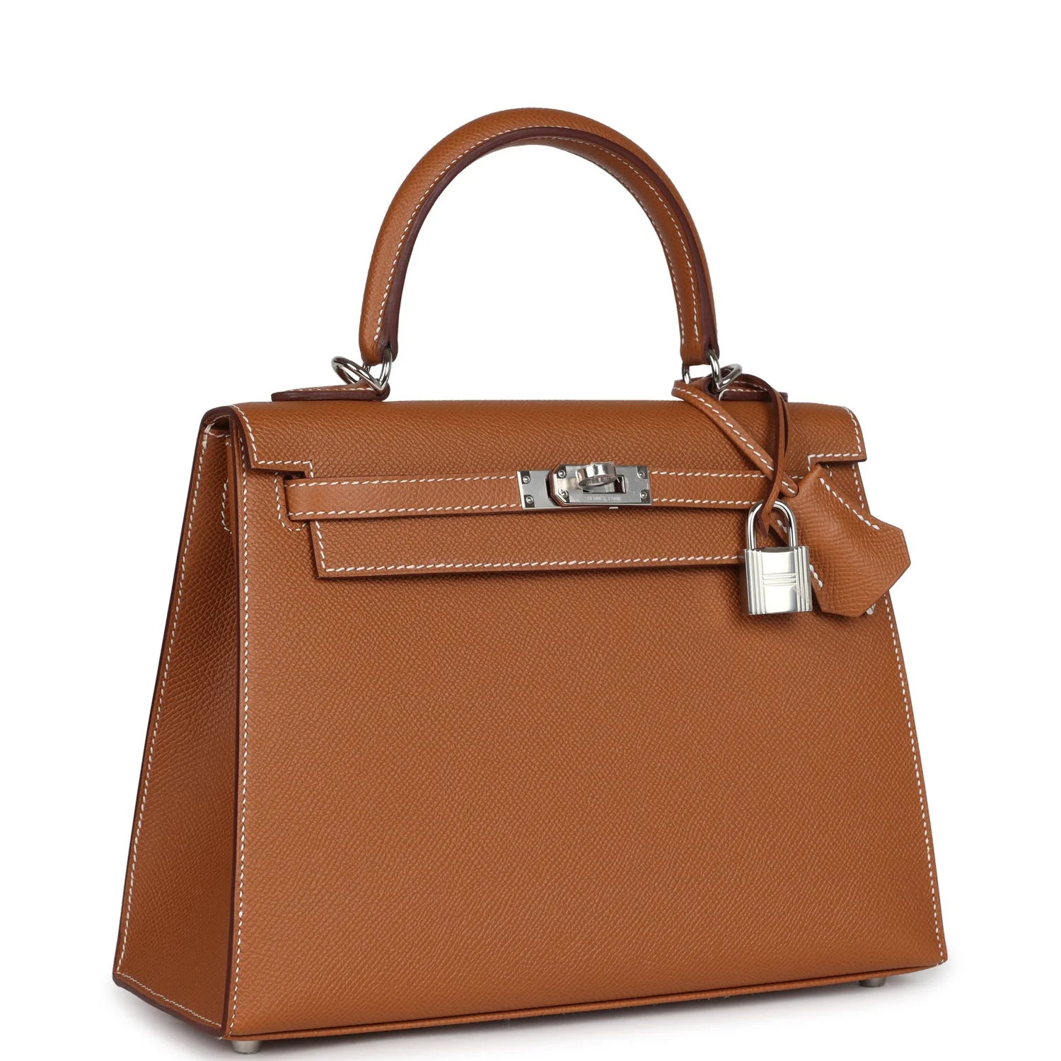 Replicate Hermes Kelly Sellier 25 Gold Epsom Palladium Hardware(1:1 replica)
