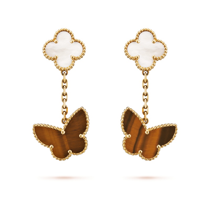 Replicate Lucky Alhambra earrings, 2 motifs(1:1 replica)