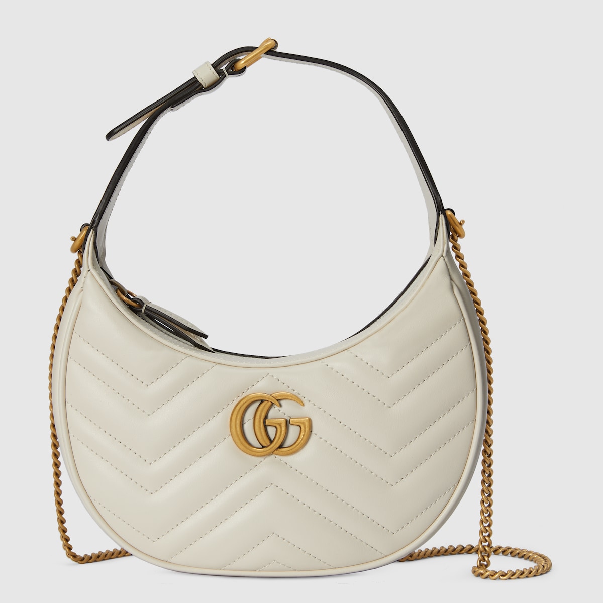 Replicate GG Marmont Half-Moon-Shaped Mini Bag(1:1 replica)