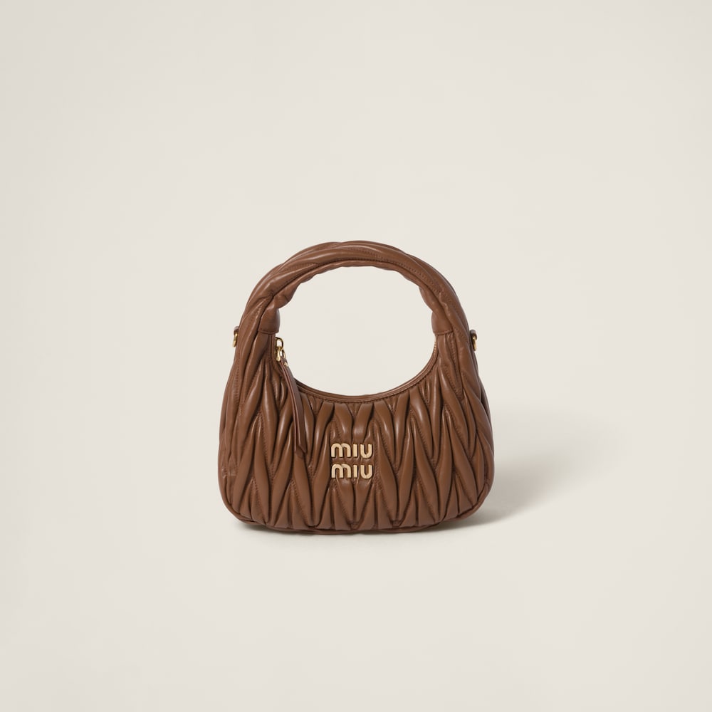 Replicate Wander matelassé nappa leather hobo bag(1:1 replica)