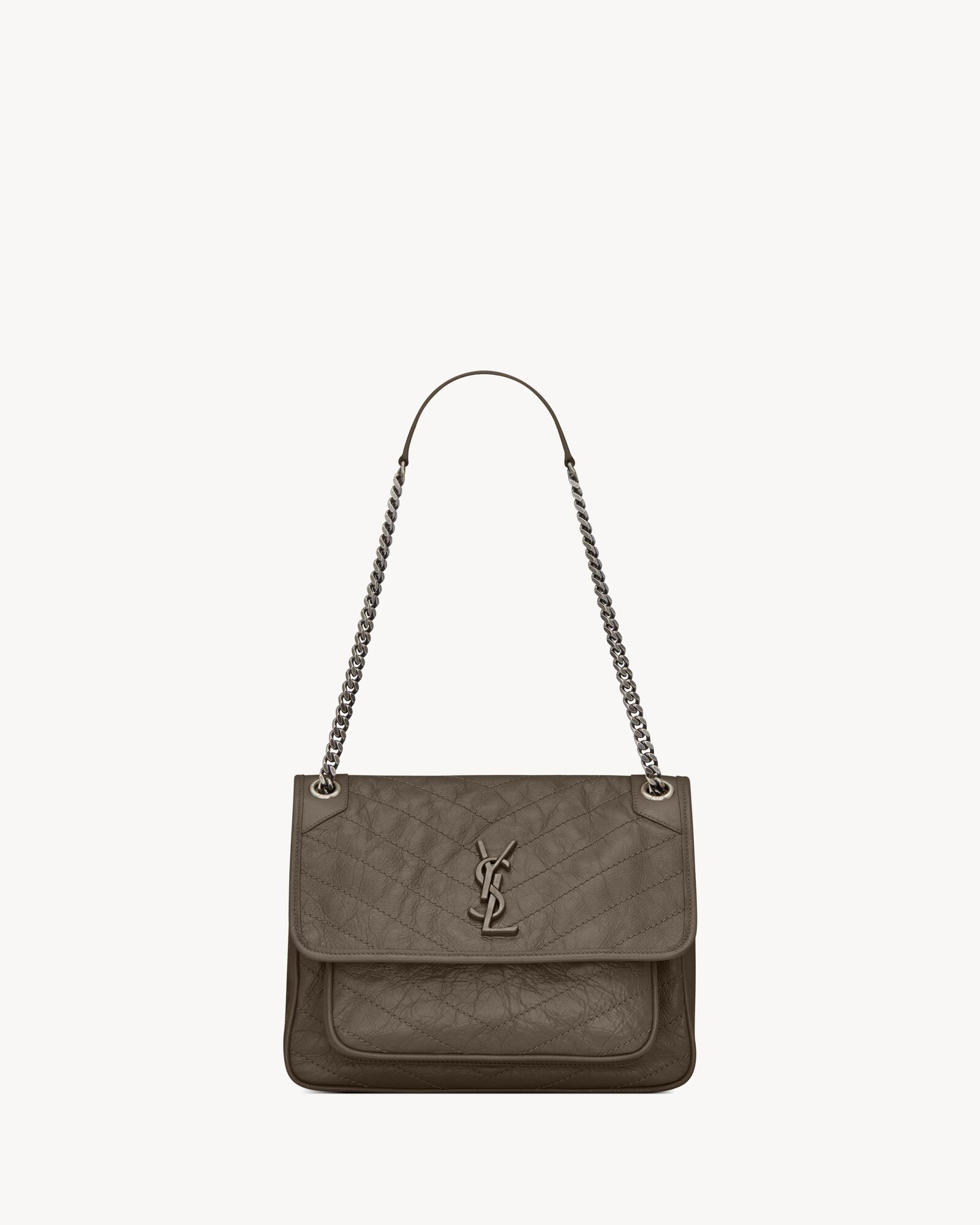 Replicate YSL Niki Medium in Vintage Leather(1:1 replica)