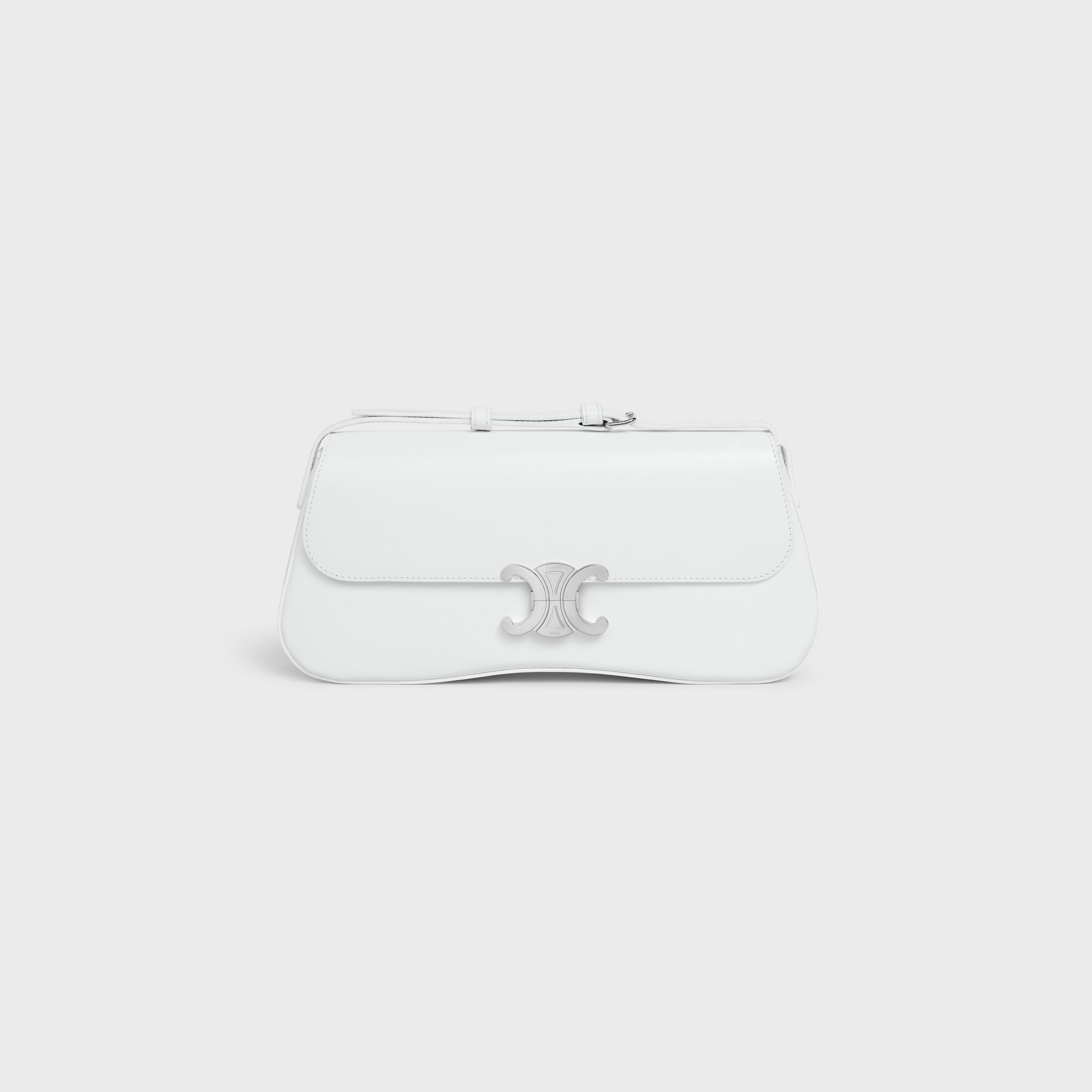 Replicate MEDIUM CELINE LOLA BAG IN SHINY CALFSKIN BLANC DE BLANC(1:1 replica)