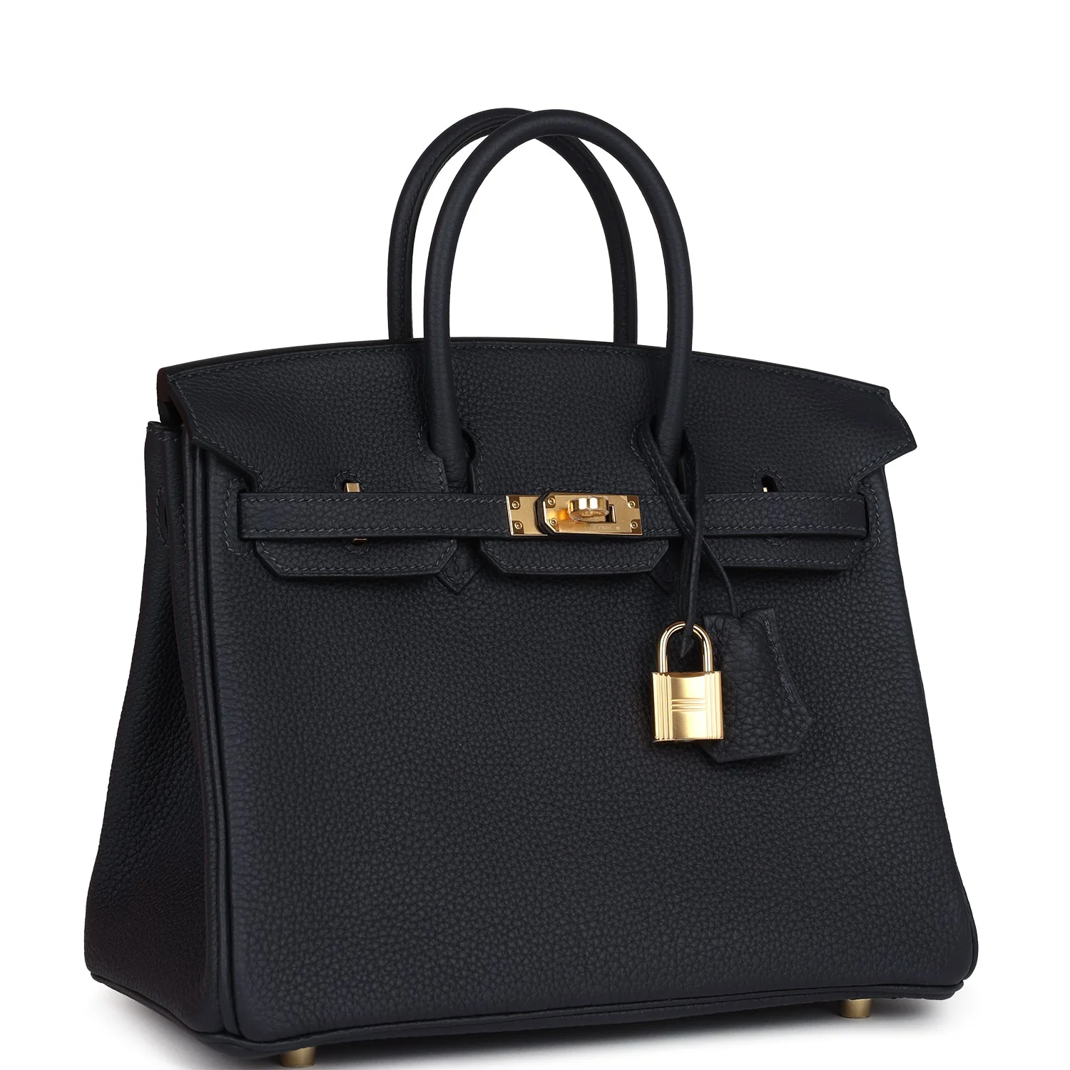 Replicate Hermes Birkin 25 Caban Togo Gold Hardware(1:1 replica)