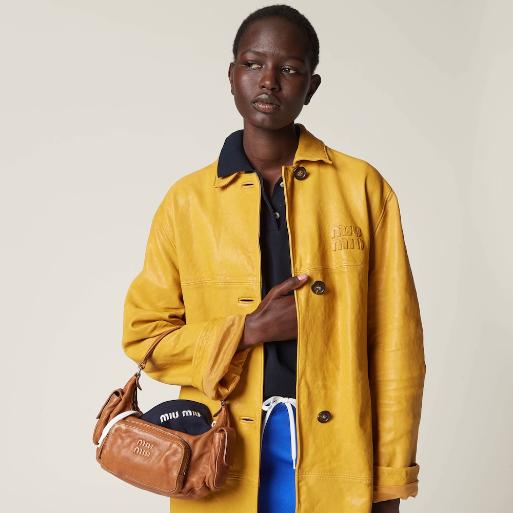 Replicate Pocket nappa leather bag(1:1 replica)