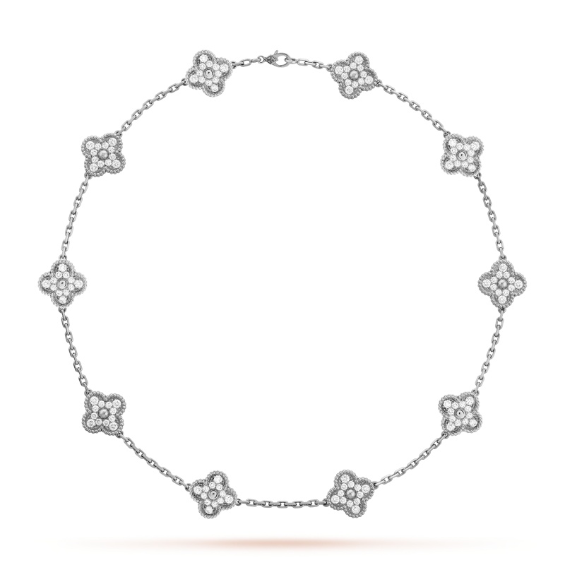 Replicate Vintage Alhambra necklace, 10 motifs(1:1 replica)