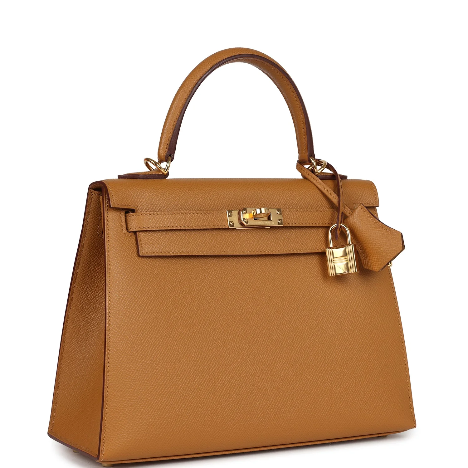 Replicate Hermes Kelly Sellier 25 Sesame Epsom Gold Hardware(1:1 replica)
